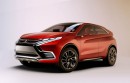 三菱自動車が上海国際モーターショーに出展するコンセプトカー「MITSUBISHI Concept XR-PHEV II」（写真提供：三菱自動車）