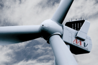 出力3,450kWの洋上風力発電設備V112-3.45（三菱重工業の発表資料より）