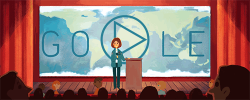 本日5月26日のGoogleロゴは、「サリー・ライド生誕64周年」Doodleとなっている。