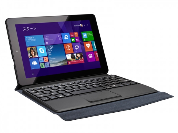 キーボードが着脱式のWindows 8.1搭載タブレット型パソコン「WN891」（写真:マウスコンピューター発表資料より）