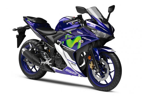 「YZF-R25 Movistar Yamaha MotoGP Edition」（ヤマハ発動機の発表資料より）