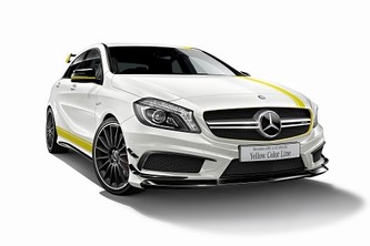 メルセデス・ベンツ「Aクラス」の特別仕様車「Mercedes-AMG A 45 4MATIC Yellow Color Line 」（メルセデス・ベンツ日本の発表資料より）