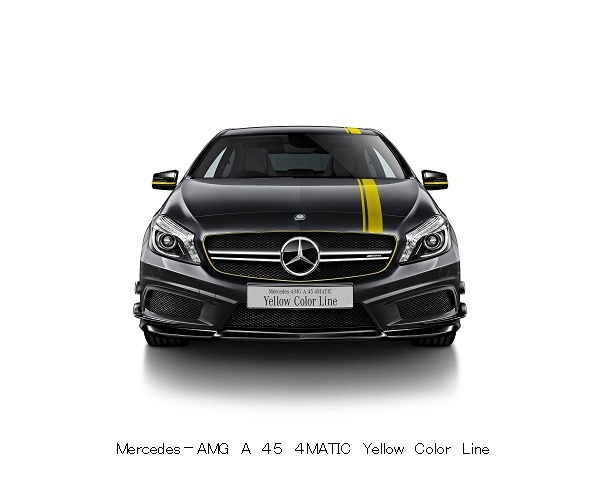 メルセデス・ベンツ「Aクラス」の特別仕様車「Mercedes-AMG A 45 4MATIC Yellow Color Line 」（メルセデス・ベンツ日本の発表資料より）