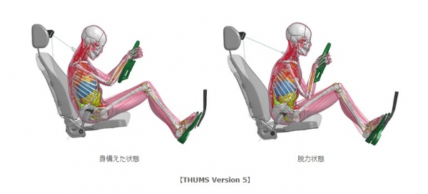 THUMS Version 5 （トヨタ自動車の発表資料より）