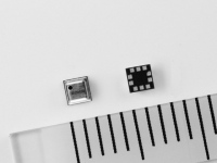 4兆円規模の巨大なセンサ市場の中で、4割の世界シェアを持つ日本の半導体企業。微細化技術で最先端を行くロームは7月14日、高度や高低差検出に利用できる世界最小の気圧センサを発表した。