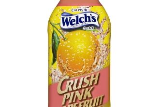 『Welch's（ｳｪﾙﾁ）クラッシュピンクグレープフルーツ』（カルピス発表資料より）