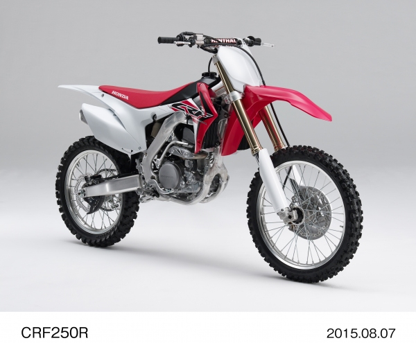 ホンダが仕様を一部変更し、2016年型モデルとして発売する「CRF250R」 （写真提供：ホンダ）