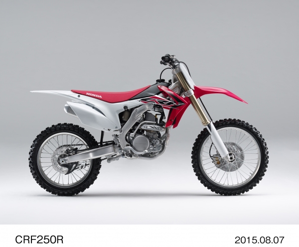 ホンダが仕様を一部変更し、2016年型モデルとして発売する「CRF250R」 （写真提供：ホンダ）