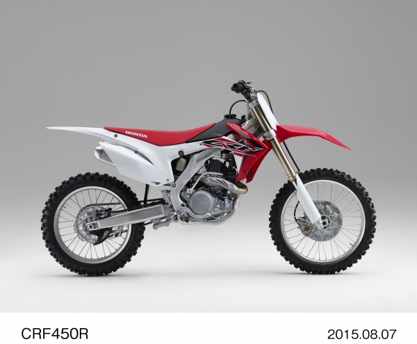 ホンダが仕様を一部変更し、2016年型モデルとして発売する「CRF450R」 （写真提供：ホンダ）