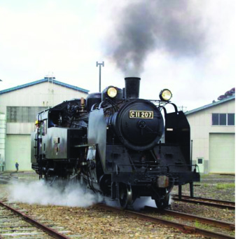 蒸気機関車C11形207号機（ＪＲ北海道提供／東武鉄道の発表資料より）
