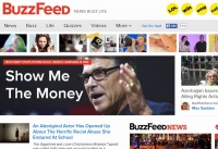 BuzzFeedとヤフーは、合弁事業会社を設立し、今冬に日本向けBuzzFeedを創刊する。写真は、本家BuzzFeed。