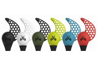 「JayBird X2 Bluetooth イヤホン」外観（左からカラー:ブラック、ホワイト、ダークグリーン、ライムグリーン、レッド、ブルー（写真:フォーカルポイント発表資料より）