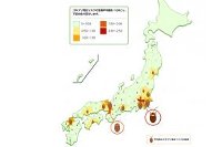 都道府県別ゴキブリ発生リスク（マイスターワークスの発表資料より）