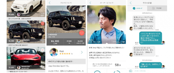 「Anyca」のスクリーンショット画像 （ディー・エヌ・エーの発表資料より）