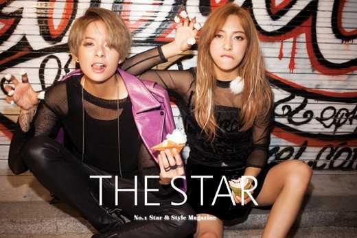 ガールズグループf(x)のエンバとルナが雑誌『THE STAR』10月号の表紙を飾った。
