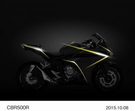 ホンダがAIMExpoで世界初披露するスポーツモデル「CBR500R」 （写真提供：ホンダ）