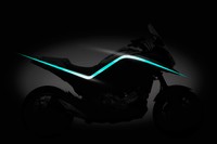 ホンダが東京モーターショーで世界初公開する「NC750X」のサイドビュー。（ホンダ技研工業の発表資料より）