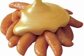 チーズ柿種 生地（ブルボン発表資料より）