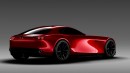 マツダが「第44回東京モーターショー」で世界初公開したスポーツカーのコンセプトモデル「Mazda RX-VISION（マツダ・アールエックス・ビジョン）」（写真提供：マツダ）