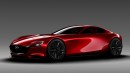 マツダが「第44回東京モーターショー」で世界初公開したスポーツカーのコンセプトモデル「Mazda RX-VISION（マツダ・アールエックス・ビジョン）」（写真提供：マツダ）