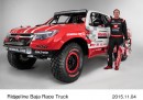 ホンダが「2015 SEMAトレードショー」で公開した「Ridgeline」のオフロードレース専用車「Ridgeline Baja Race Truck」（写真提供：ホンダ）