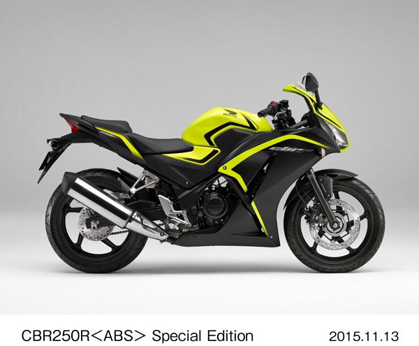 ホンダが20016年1月に発売する軽二輪ロードスポーツモデル「CBR250R<ABS> Special Edition」（写真提供：ホンダ）