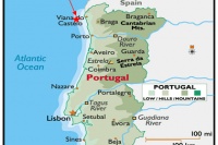 三菱商事と千代田化工建設が出資参画したポルトガルの浮体式洋上風力発電事業の建設予定地（本田技研工業の発表資料より）