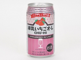 『練乳いちごオ・レCHU ー HI』(ミニストップ発表資料より) 『練乳いちごオ・レCHU ー HI』(ミニストップ発表資料より)