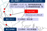 富士電機の東南アジアにおける展開（富士電機の発表資料より）