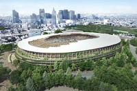 新国立競技場のデザイン案2つを公開 - テーマは「杜のスタジアム」