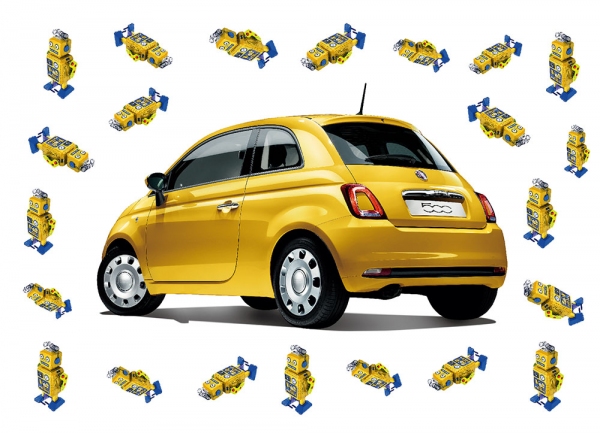 マイナーチェンジした「Fiat 500」（FCAジャパンの発表資料より）