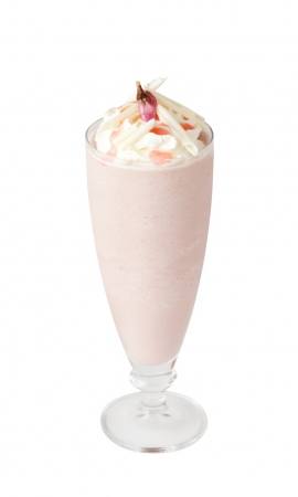 リンツ・ホワイトチョコレートサクラアイスドリンク※銀座店 イートイン仕様(リンツ&シュプルングリージャパン発表資料より) リンツ・ホワイトチョコレートサクラアイスドリンク※銀座店 イートイン仕様(リンツ&シュプルングリージャパン発表資料より)