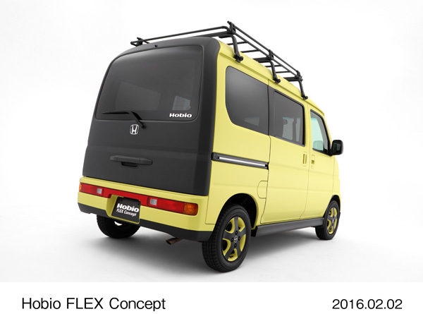 ホンダが「ジャパンキャンピングカーショー2016」に出展するコンセプトモデル「Hobio FLEX Concept」（写真提供：ホンダ）