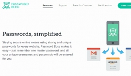 ソースネクストが提携した米パスワード・ボス(Password Boss)社のWebサイト。 ソースネクストが提携した米パスワード・ボス(Password Boss)社のWebサイト。