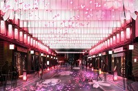 「日本橋 桜フェスティバル」一帯を桜色の光が包む”桜ライトアップ”&老舗料理店による屋台も登場