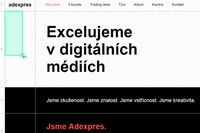 電通が買収するチェコのデジタルエージェンシーアドエスクプレス（Adexpres.com）のWebサイト。