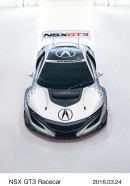 ホンダがニューヨーク国際自動車ショーに出展した新世代スーパースポーツモデル「NSX」のGT3レースカー（写真提供：ホンダ）