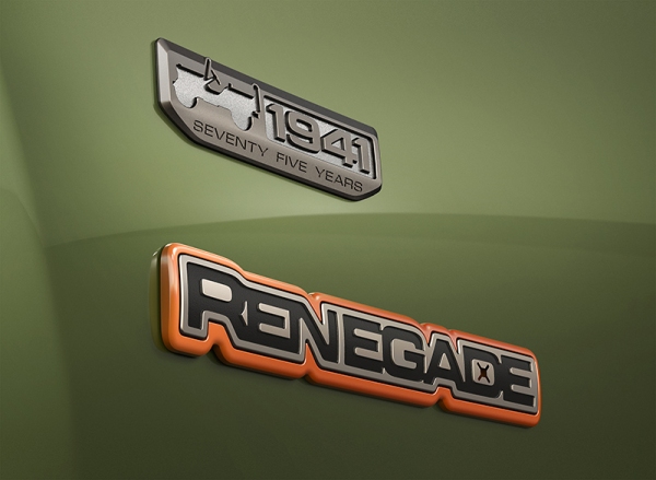 Jeep Renegade 75th Anniversary Edition （FCAジャパンの発表資料より）