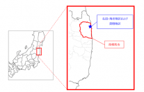 住友商事などの4社は、福島県南相馬市でソーラーパワー南相馬・鹿島社を通じて、太陽光発電事業を行う。画像は発電所の建設地を示す図。（住友商事の発表資料より）
