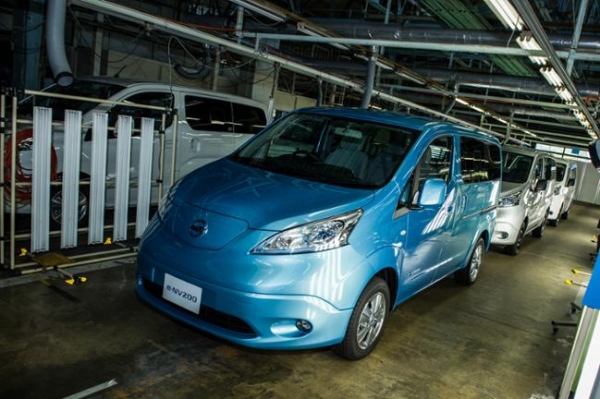 日産自動車が値下げした電気自動車「e-NV200」。（写真提供：日産自動車）