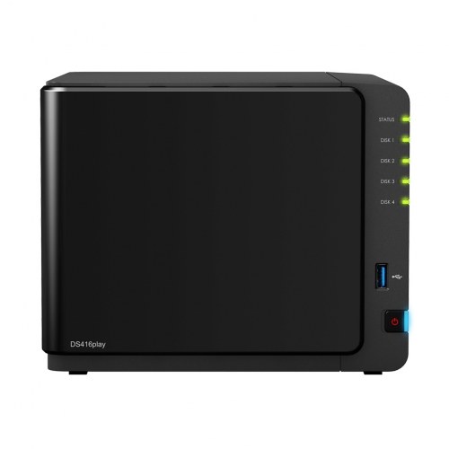 Synologyの4ベイNASサーバー新製品「DiskStation DS416play」（同社発表資料より）