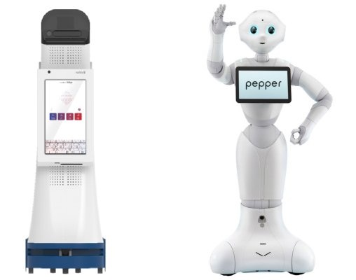 ナビーとPepper（パルコ発表資料より）