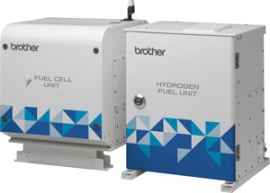 ブラザー工業が開発した燃料電池システム「BFC2-W700MH」（同社発表資料より）