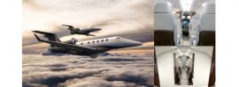 伊藤忠商事の100%子会社で航空専門商社の日本エアロスペースは、ブラジルの大手航空機メーカー、Embraer Executive Jets（エンブラエル・ジェット）との間で、ビジネスジェット機の民間向け国内代理店契約を締結した。（写真：伊藤忠商事の発表資料より）