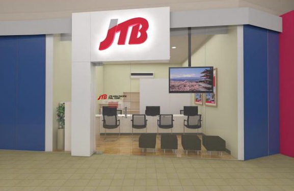 JTBがフィリピンに開設する、訪日旅行者を対象とした店舗「JTB Travel Saloon - Mall of Asia」（JTB トラベルサロン・モールオブアジア店）のイメージ。（同社発表資料より）