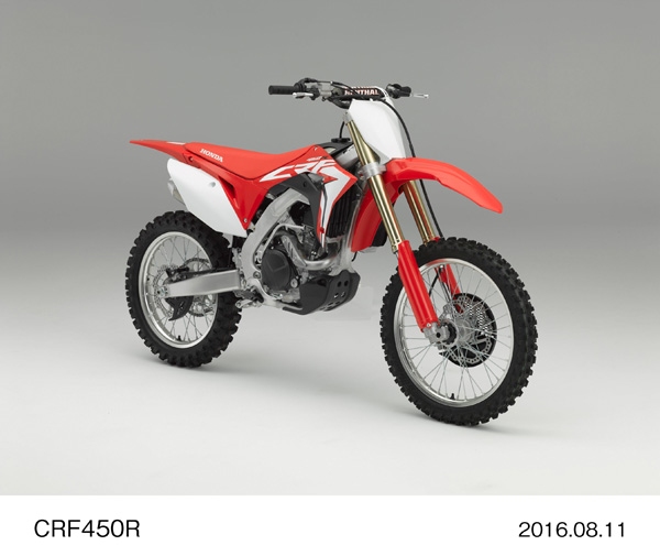 フルモデルチェンジしたホンダのモトクロス競技専用車「CRF450R」 （写真提供：ホンダ）