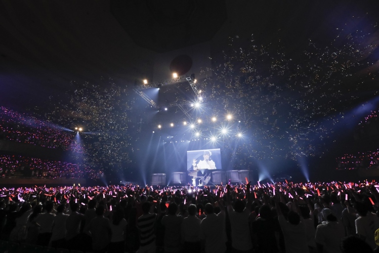 内田彩の日本武道館ワンマンライブの様子