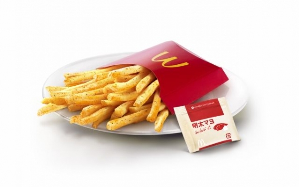 日本マクドナルドが8月31日から期間限定で販売する「シャカシャカポテト 明太マヨ」。