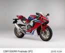 ホンダがインターモトで発表した新型「CBR1000RR Fireblade SP2」（写真提供：ホンダ）