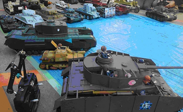 2016年ガルパン聖地大洗秋祭り「 あんこう祭り 」レポートその① メジャー出店だけじゃない!!小規模開催ブースも熱いんです!ラジコン戦車道編